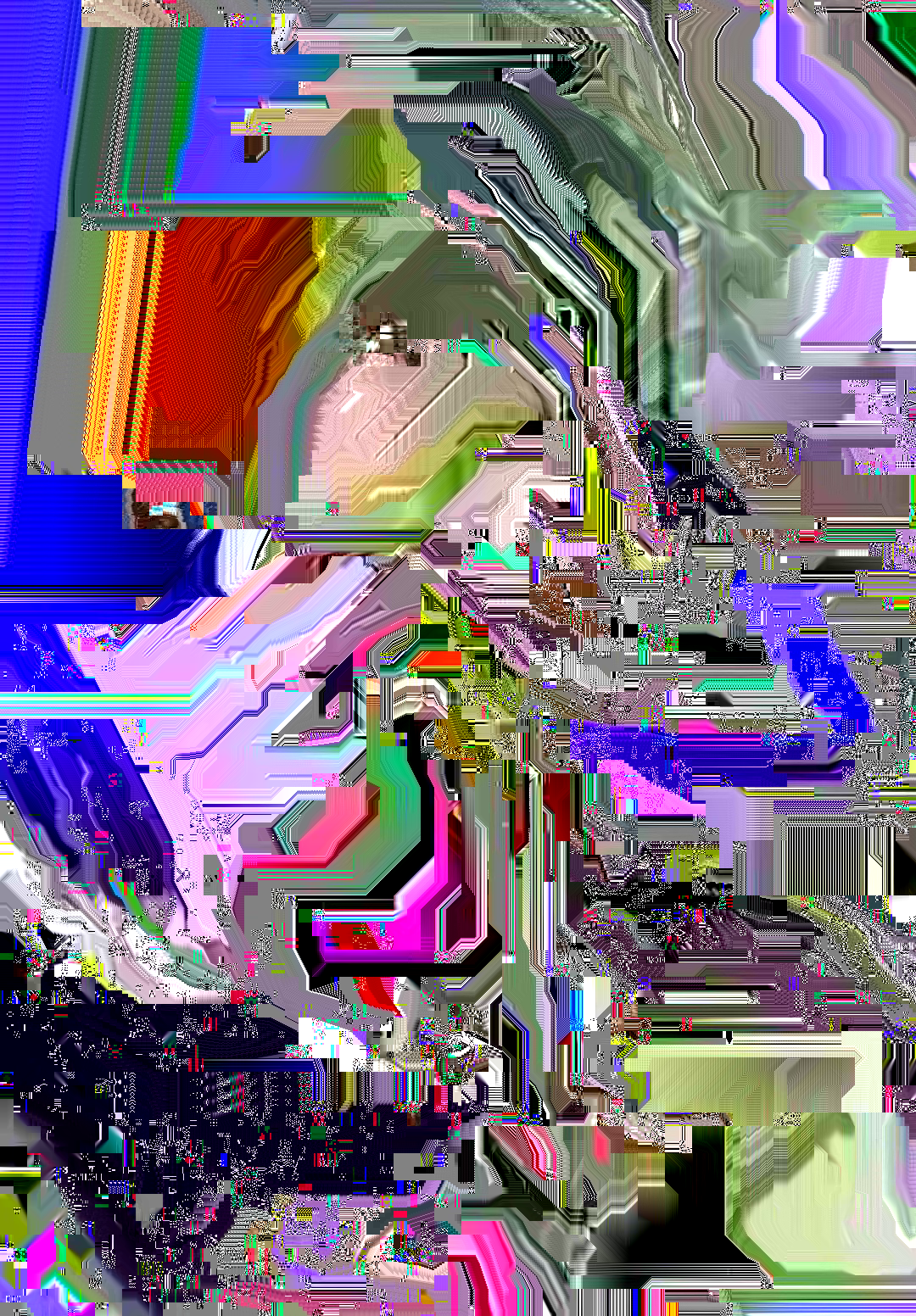 RAW Glitch Landscape